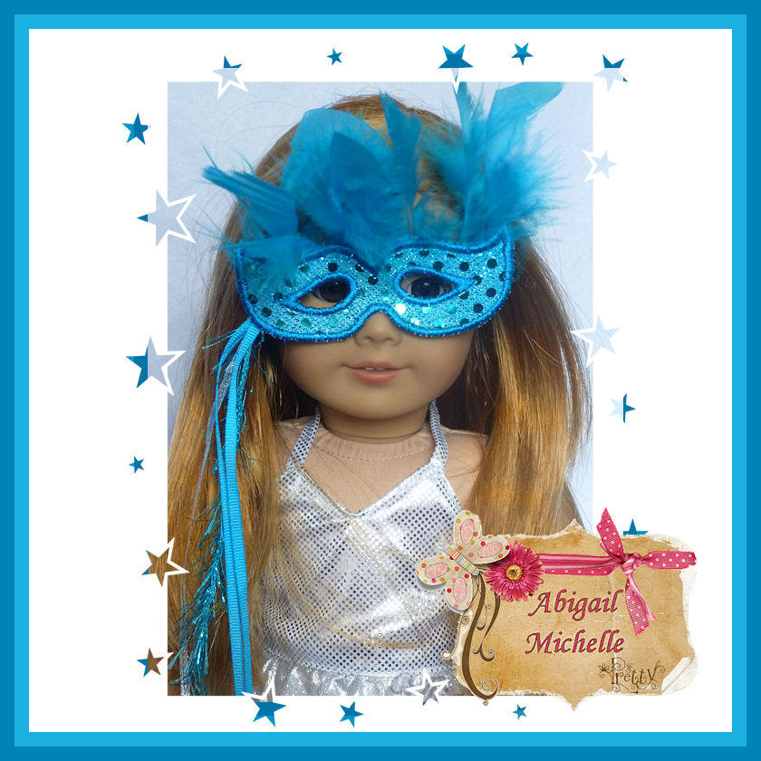 Masquerade Mask, In The Hoop - 3 Sizes Child and Doll