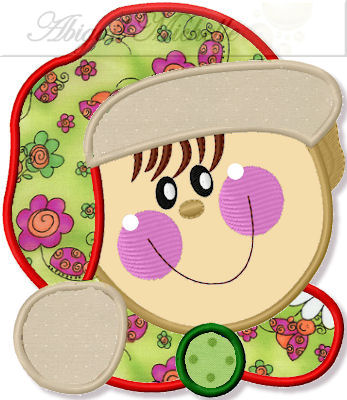 Elf Applique - 2 Sizes!