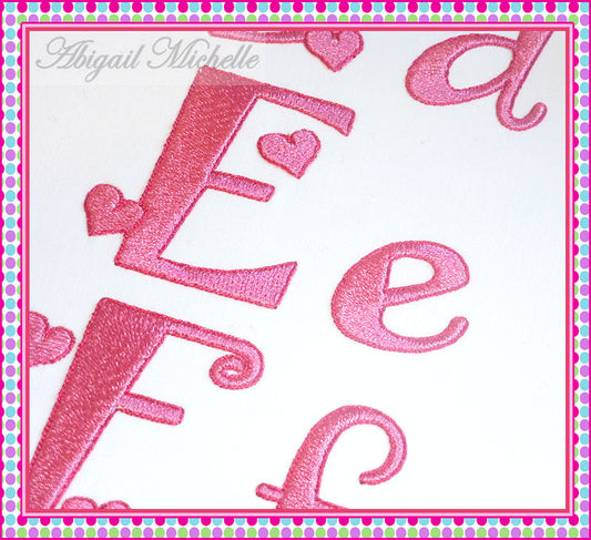 Love Story Alphabet - 2 Sizes!