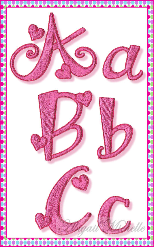 Love Story Alphabet - 2 Sizes!