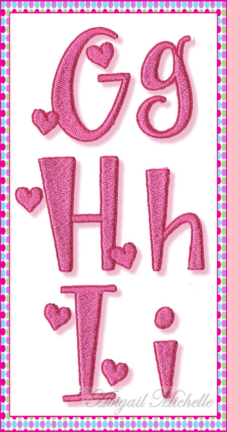 Love Story Alphabet - 2 Sizes!