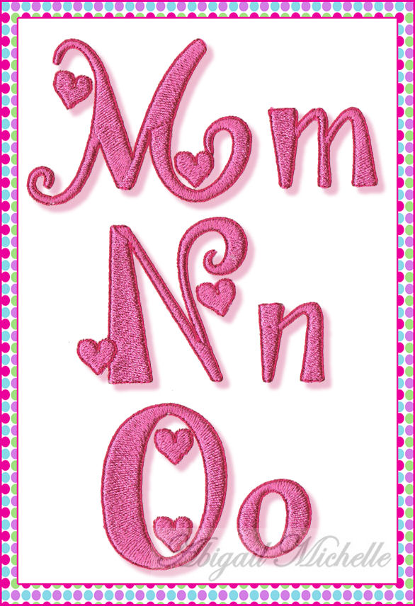 Love Story Alphabet - 2 Sizes!