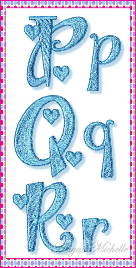Love Story Alphabet - 2 Sizes!