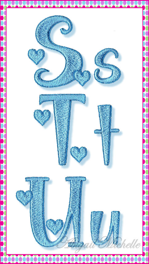 Love Story Alphabet - 2 Sizes!