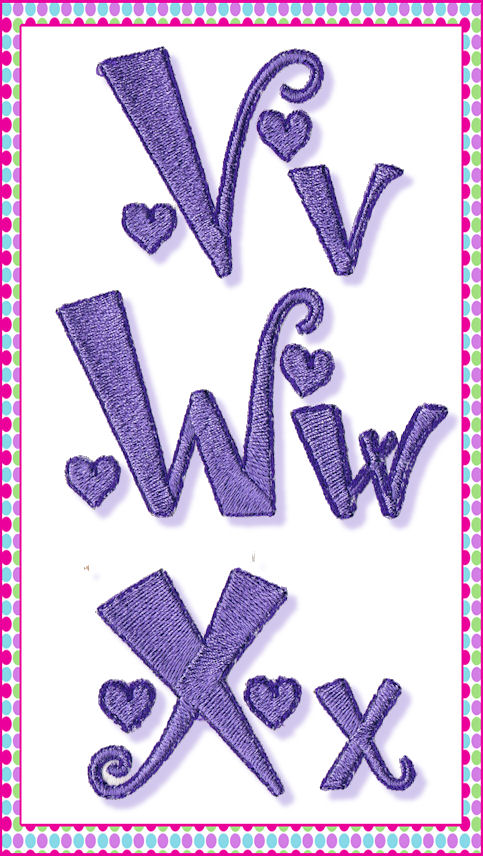 Love Story Alphabet - 2 Sizes!