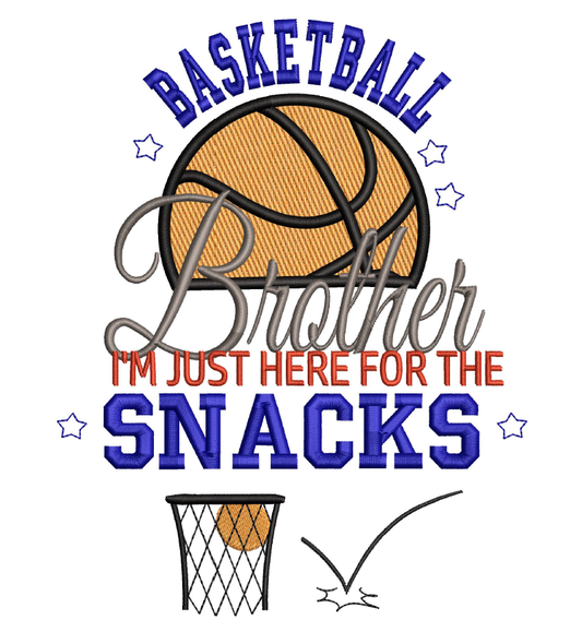 Basketball Brother I came for the snacks