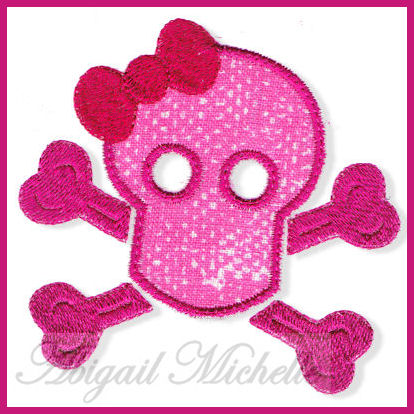 Girlie Skull Applique