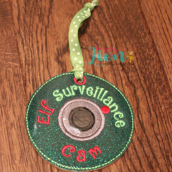 Elf Surveillance Camera ITH Ornament