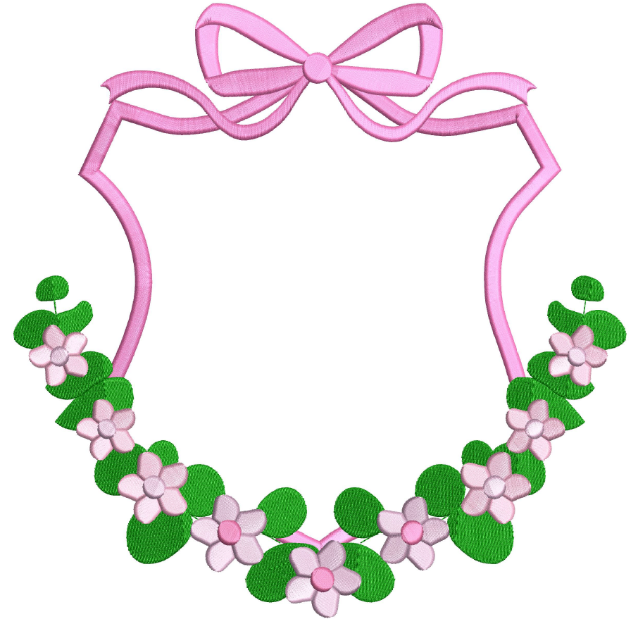 Floral Crest for Monogram