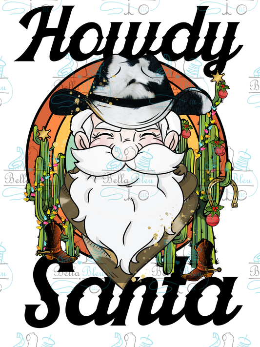 Howdy Santa 2 Sublimation pgn file