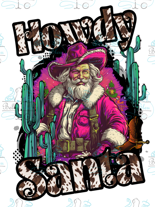 Howdy Santa Sublimation pgn file