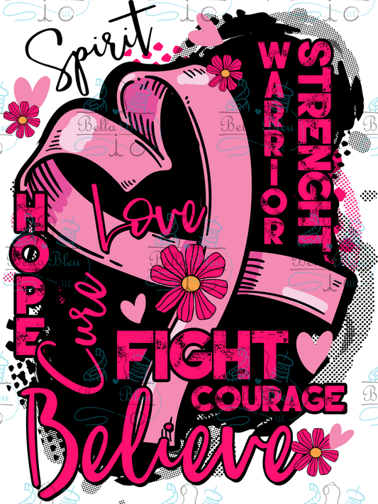 We wear Pink in October Sublimation pgn file