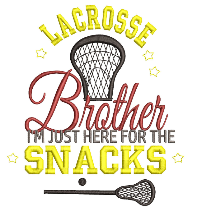 Lacrosse Brother I came for the snacks