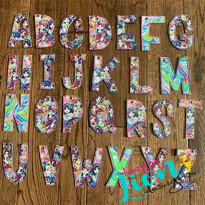 ITH Lumberjack Applique Letters Alphabet Font