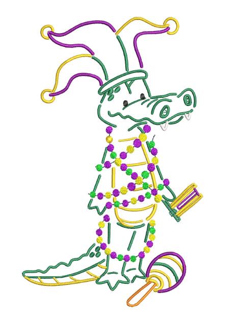 Mardi Gras Alligator 2