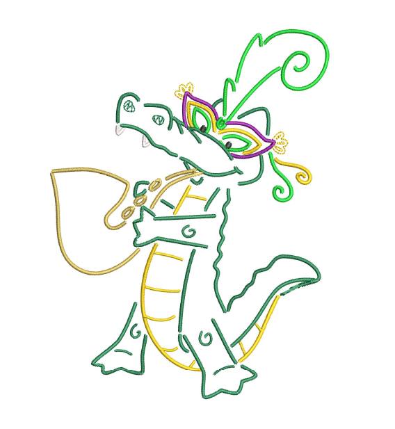 Mardi Gras Alligator 6
