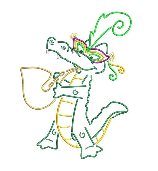 Mardi Gras Alligator 6