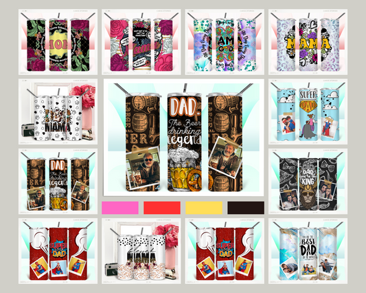 Mothers & Fathers Day Sublimation Tumbler Bundle