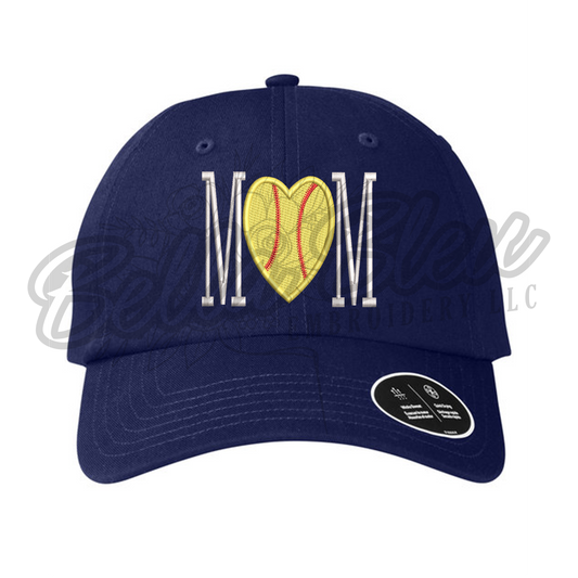 Baseball Softball Mom Hat Design