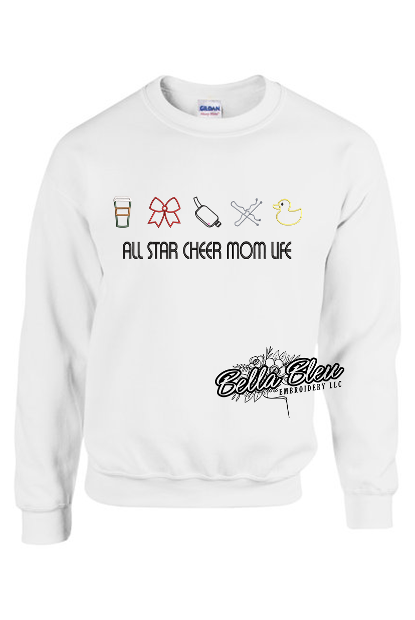 All Star Cheer Mom Life 4 sizes