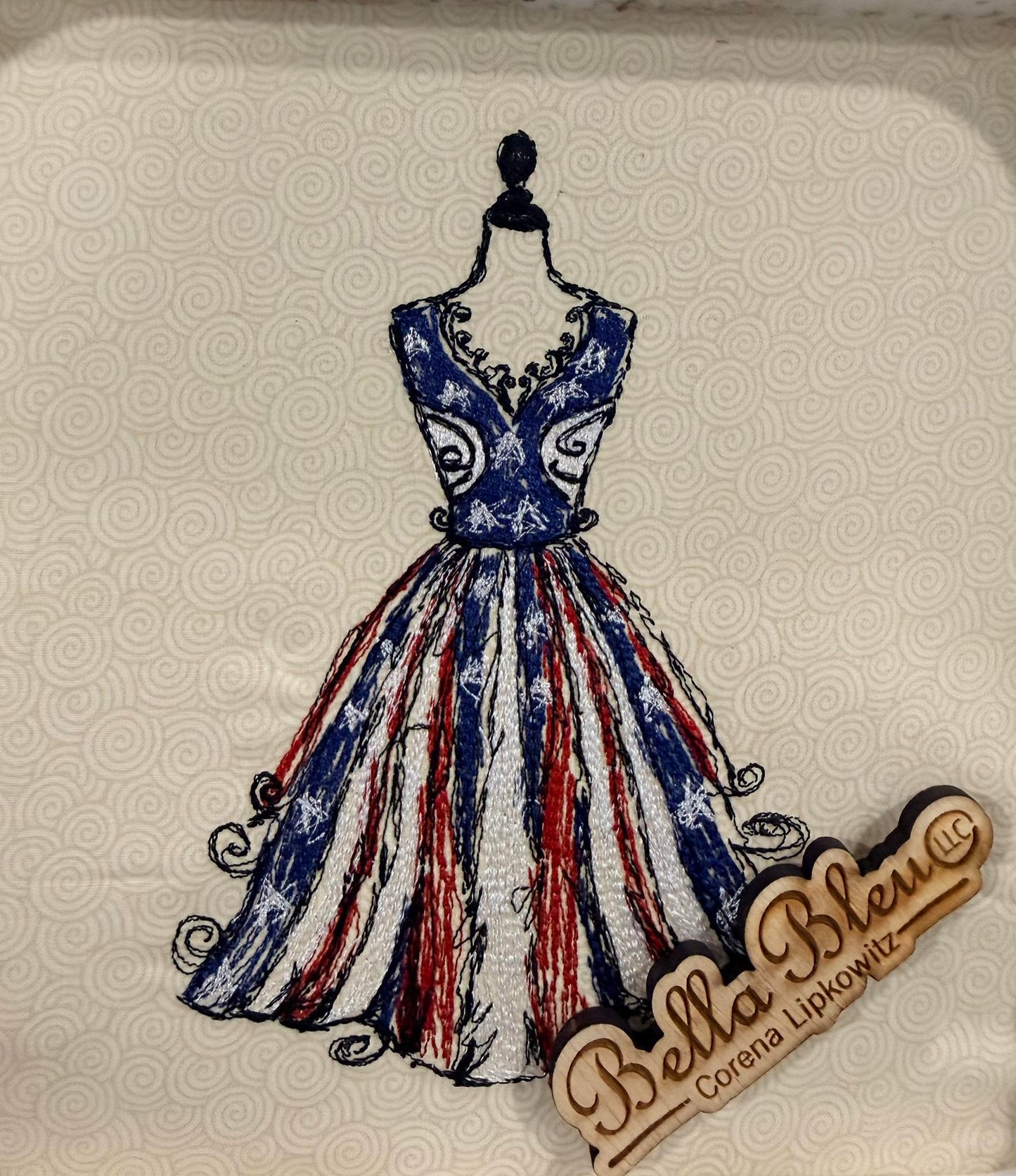 American Flag Mannequin Dress