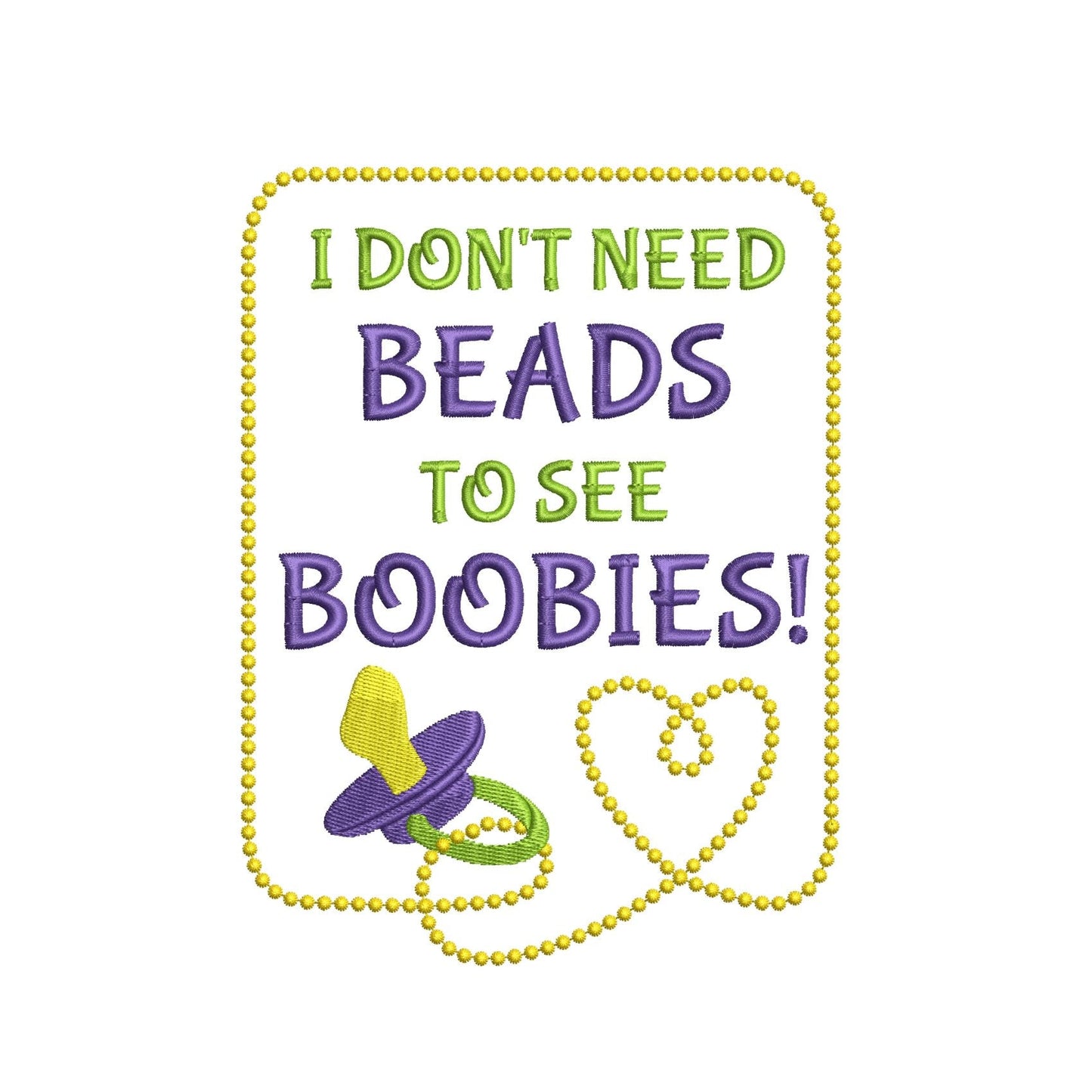 KRD Baby Don't Need Beads