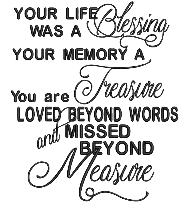 Memorial Memory Loved ones Saying