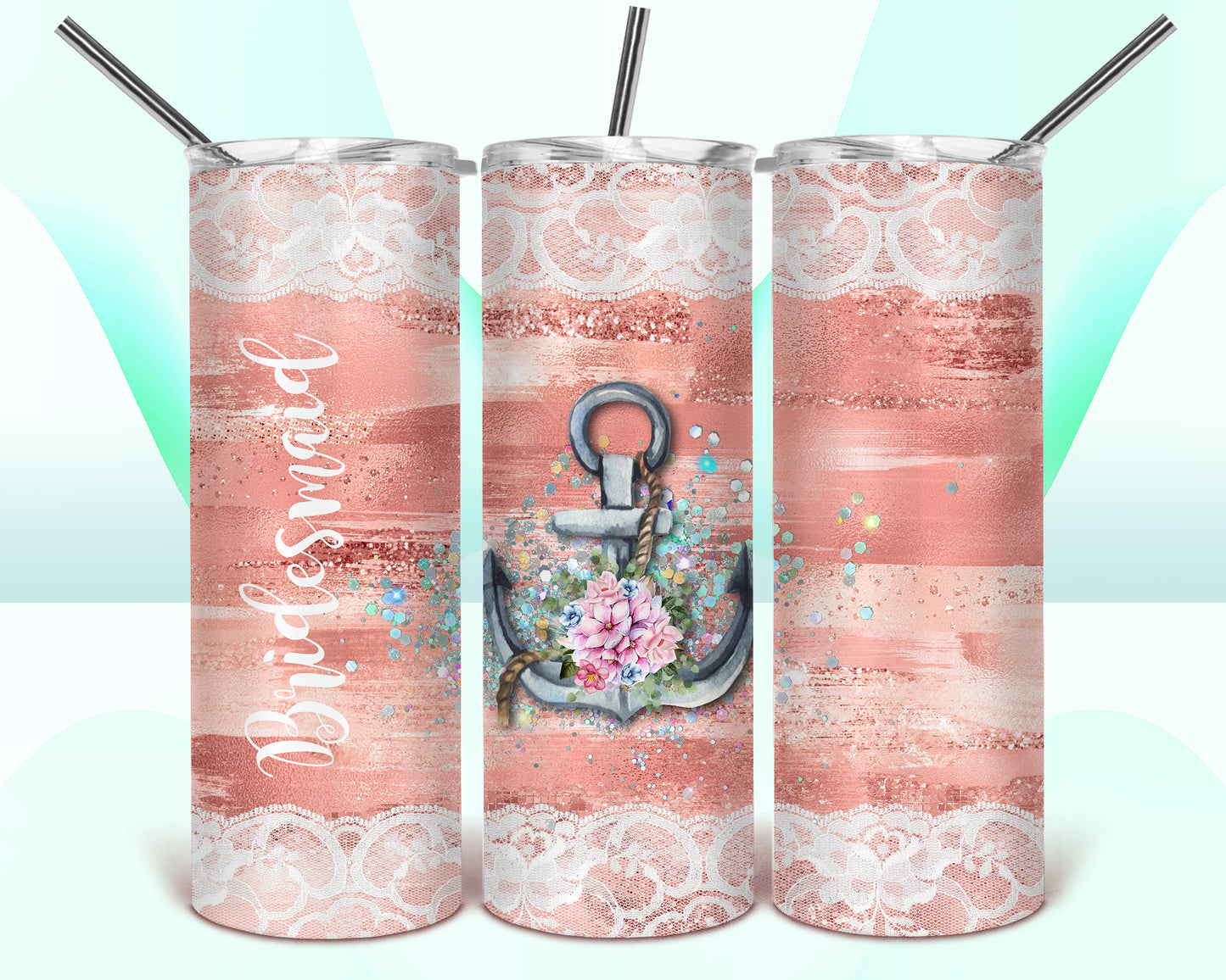 Bridesmaid Sublimation Tumbler Bundle
