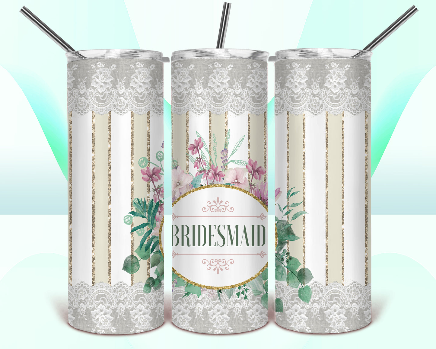 Bridesmaid Sublimation Tumbler Bundle