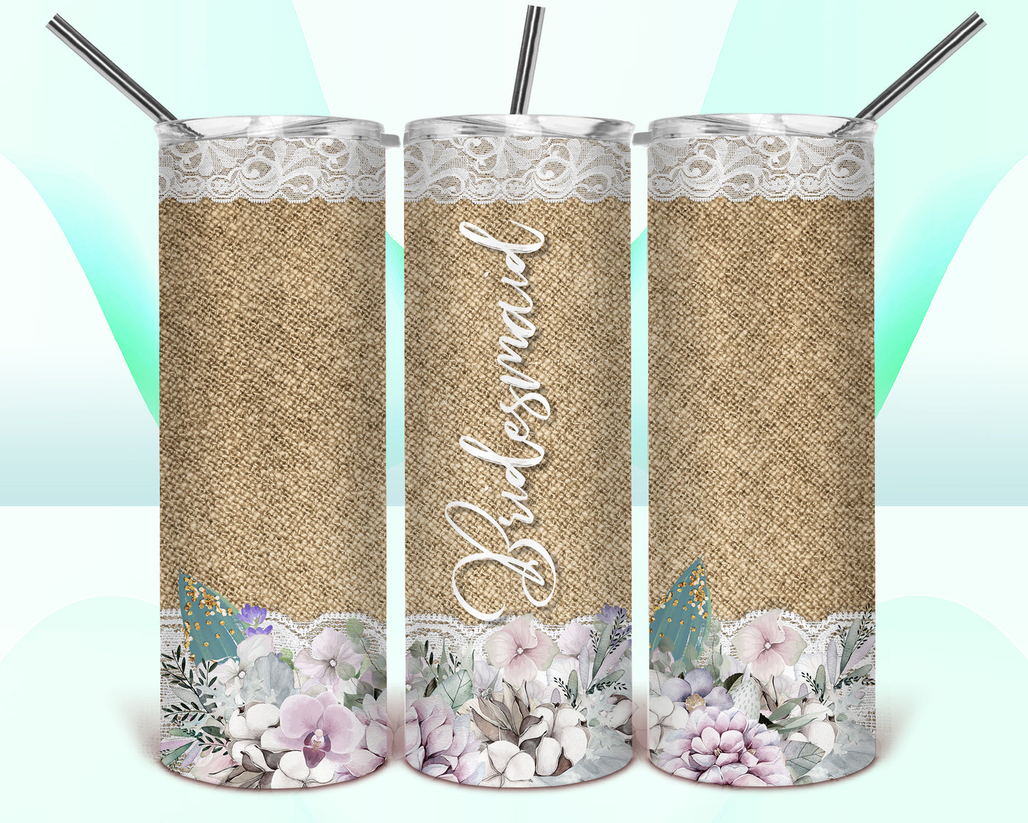 Bridesmaid Sublimation Tumbler Bundle