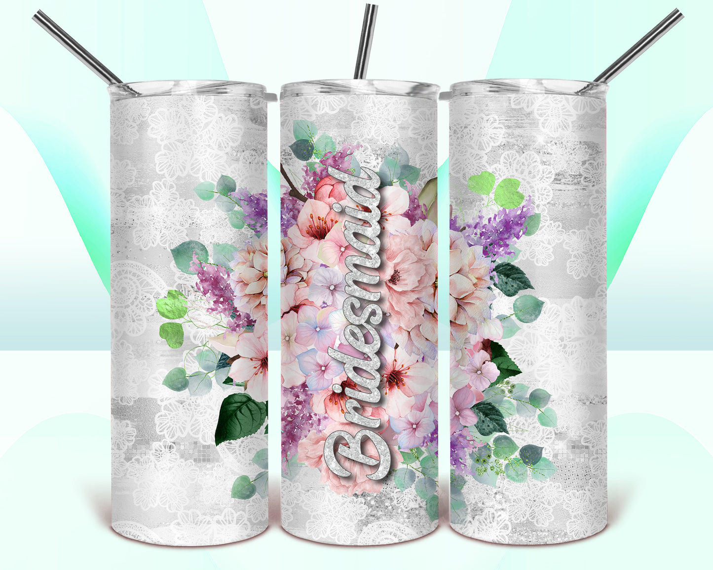 Bridesmaid Sublimation Tumbler Bundle