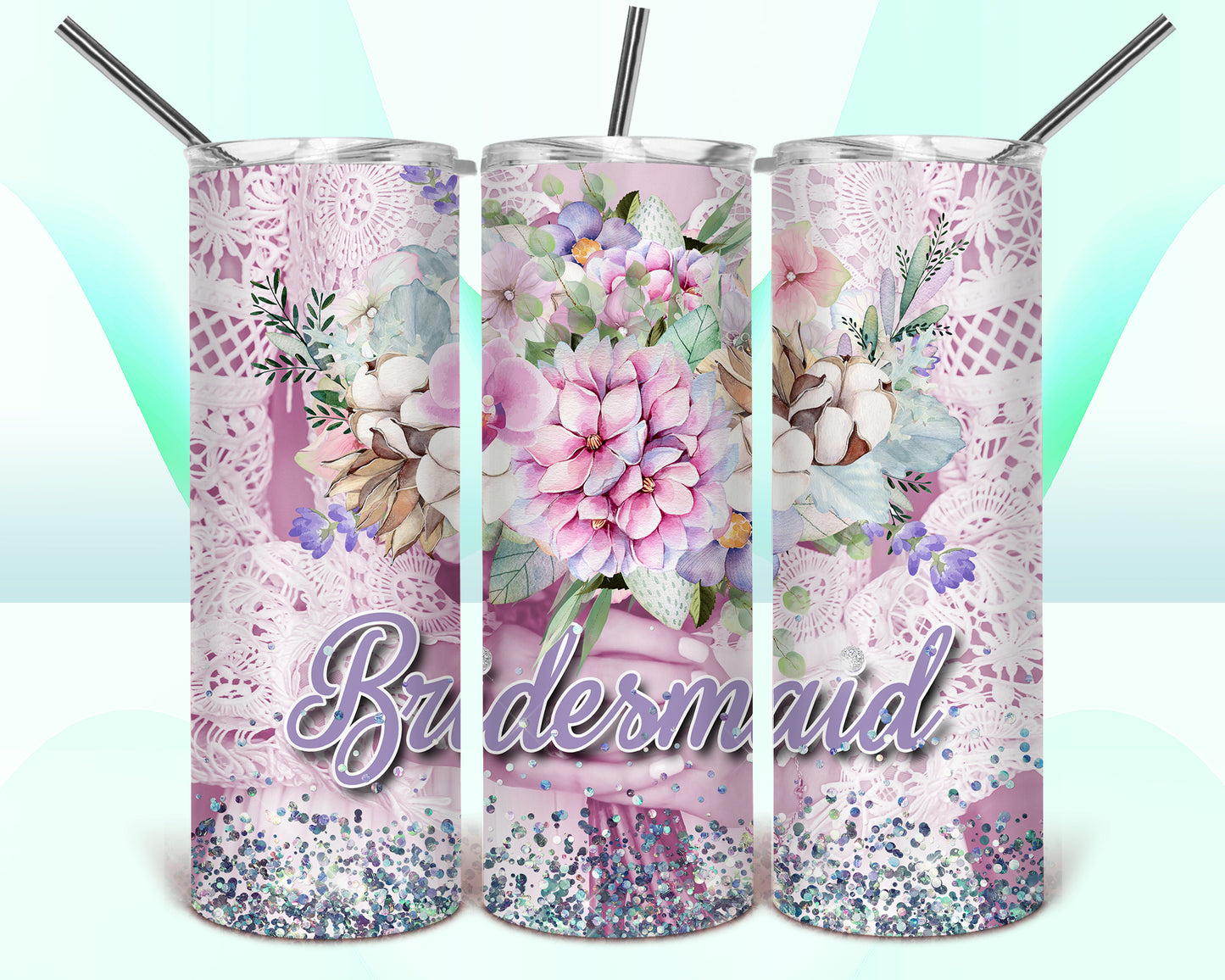 Bridesmaid Sublimation Tumbler Bundle