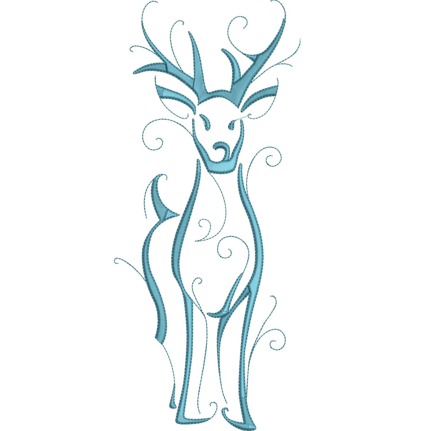KRD Christmas Reindeer Outline Set