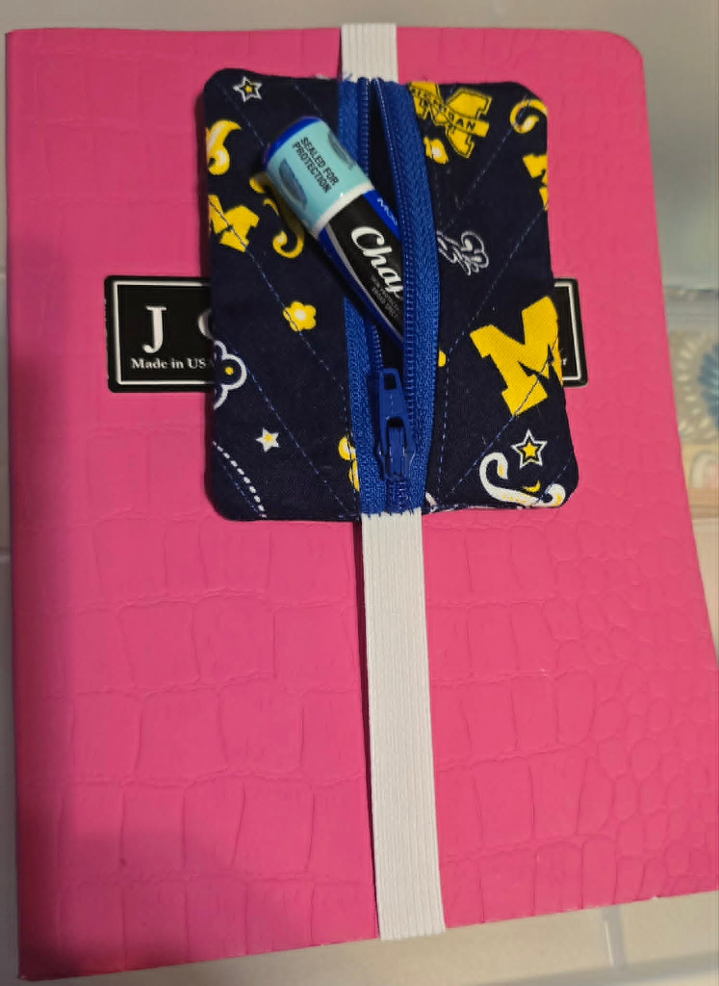 Chapstick Lipstick Change Zipper Bag ITH