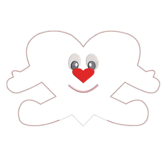 KRD Heart Stuffie With Arms And Legs