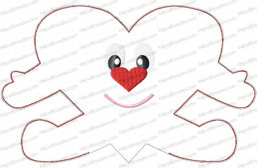 KRD Heart Stuffie With Arms And Legs