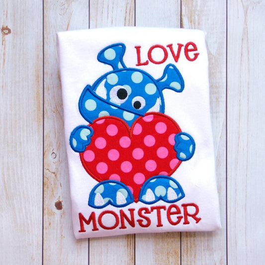 KRD Monster With Heart Applique