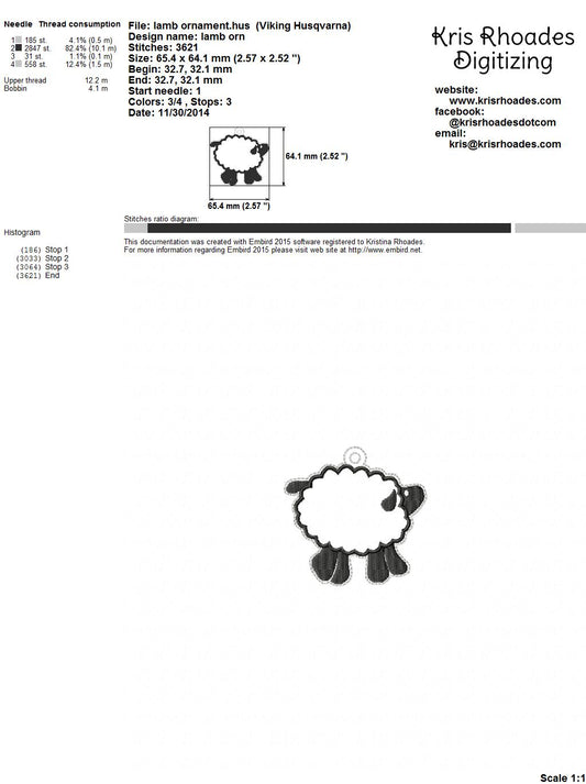 KRD - MY JESUS TREE LAMB ORNAMENT