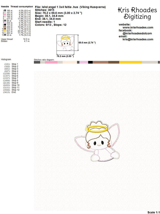 KRD Angel design ornament