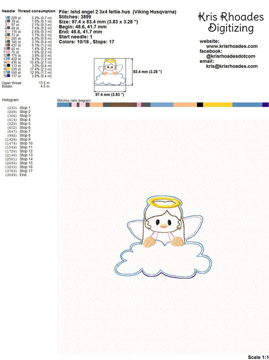 KRD Angel 2 design ornament