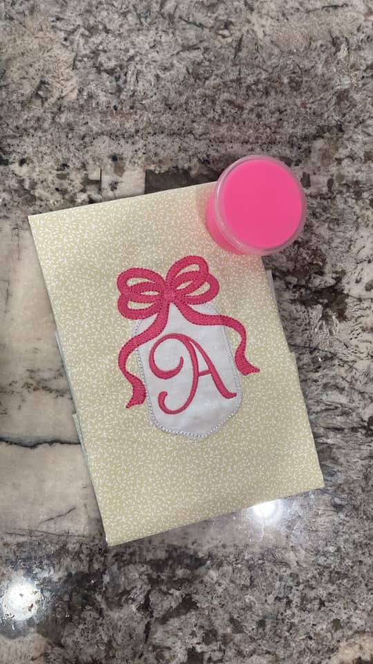 Bow Monogram Frame 1