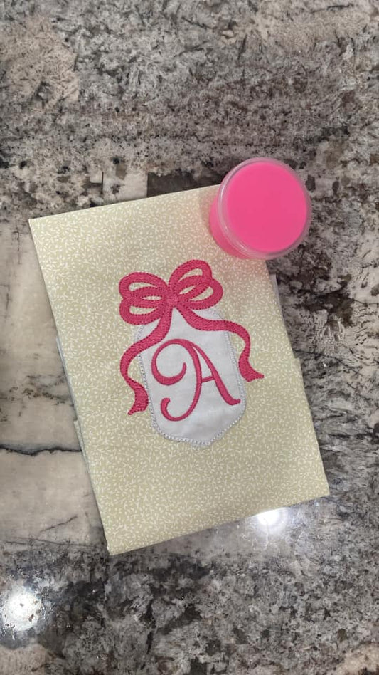 Bow Monogram Frame 1