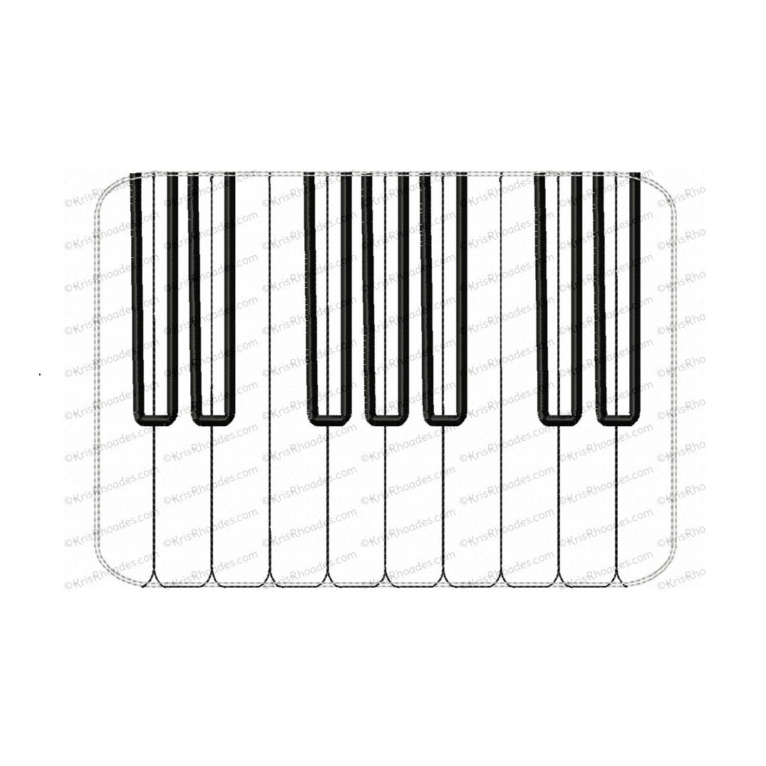 KRD Piano Mug Rug