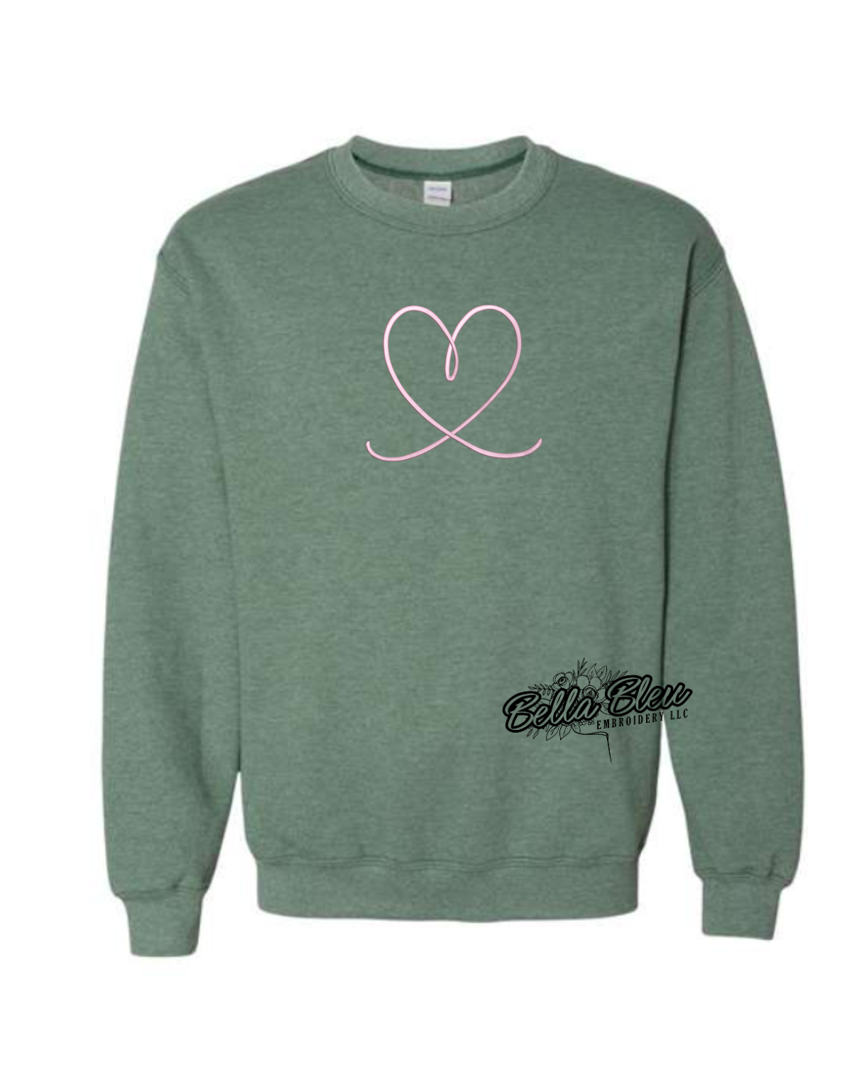 Heart Satin Embroidery design