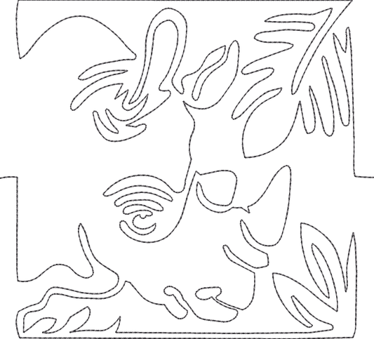 Rhino Quilt Stipple Bean Stitch