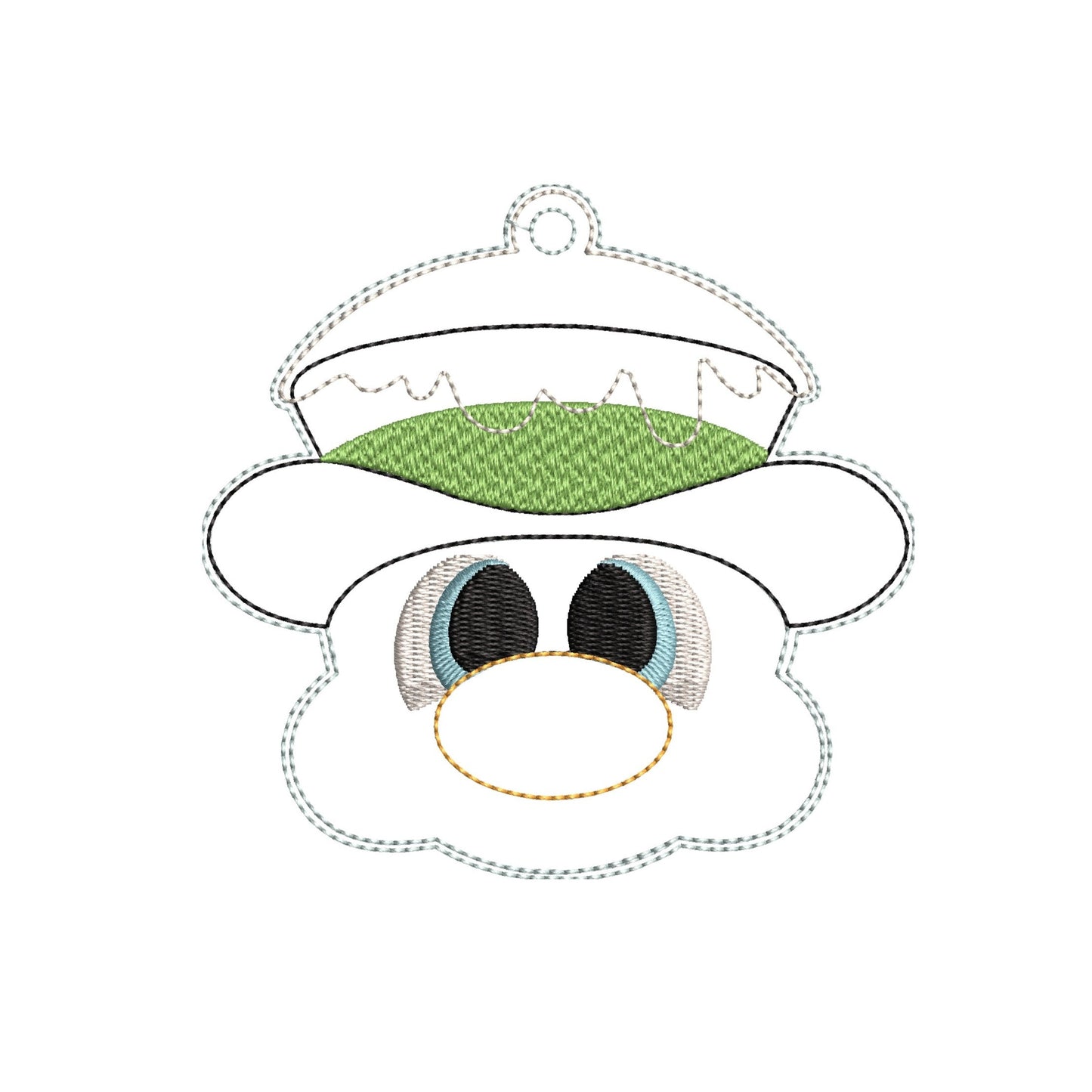 KRD Snowman Head Ornament