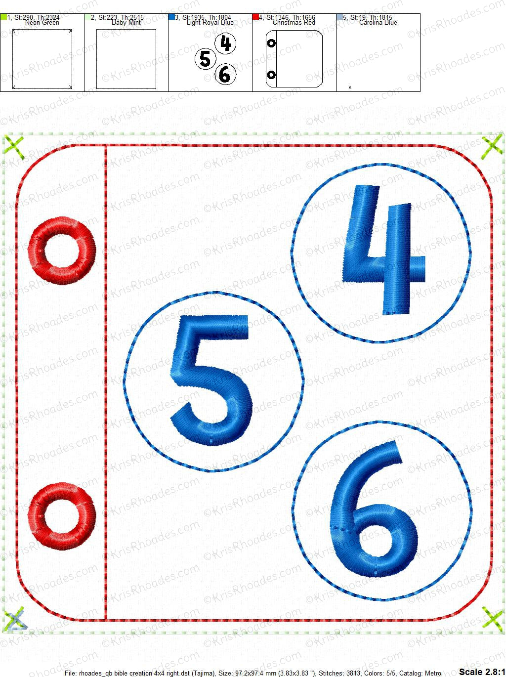 KRD Quiet Book Creations 4x4 Page
