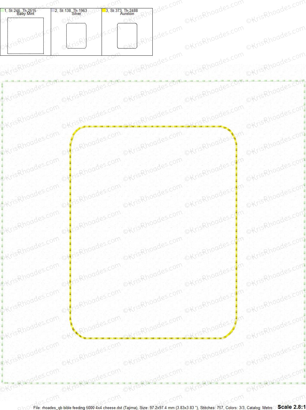 KRD Quiet Book Feeding 5000 6x10 Page