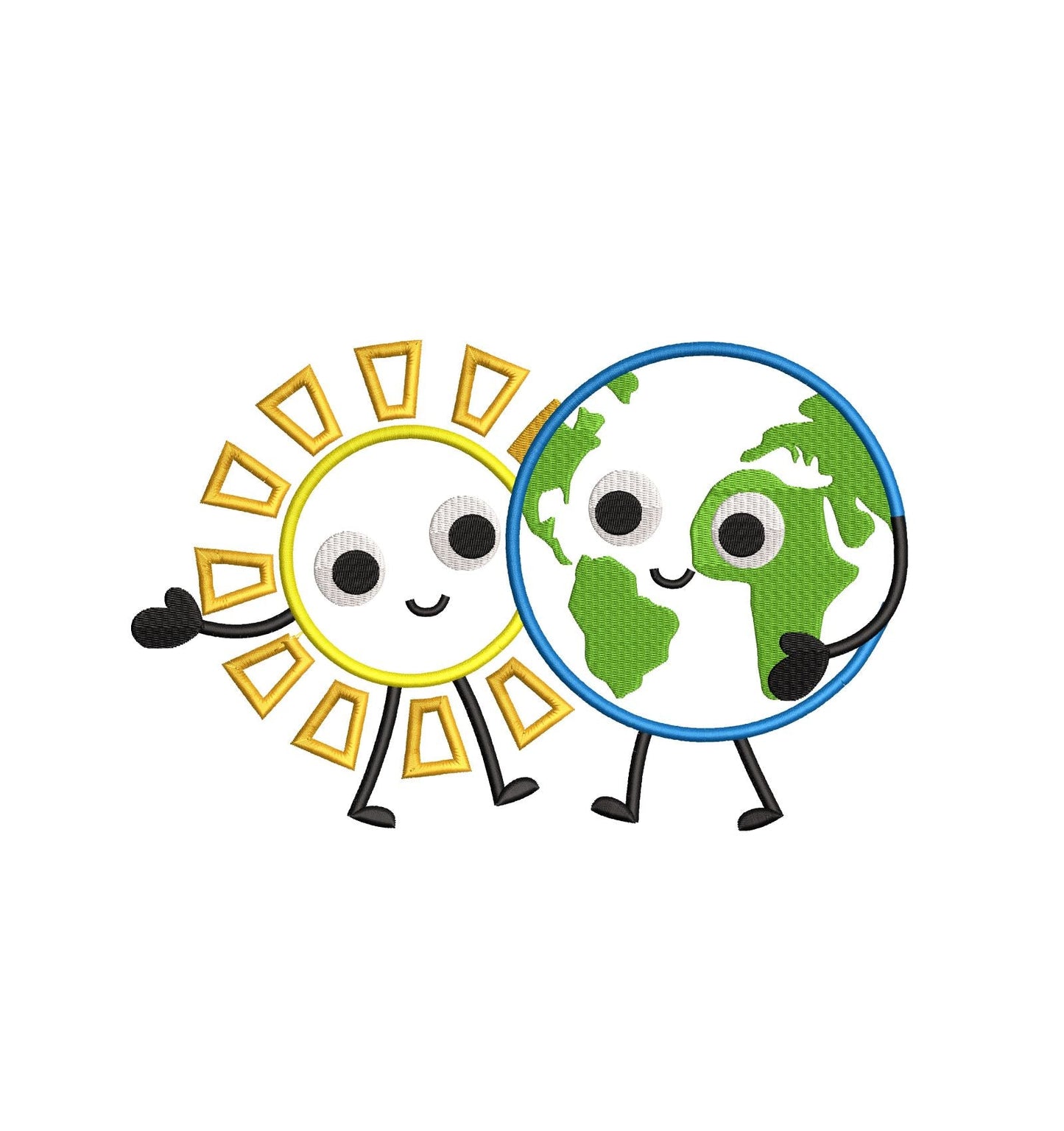 KRD Sun and Earth Cartoon