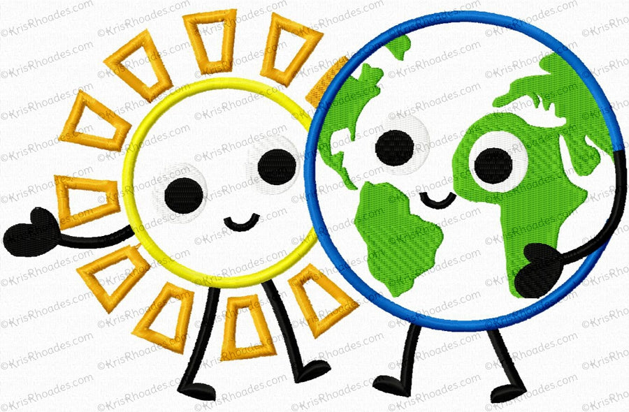 KRD Sun and Earth Cartoon